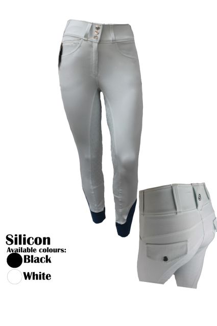 Foxtrot Riding Competition Breeches - Silicon Full Seat With Lycra Sock