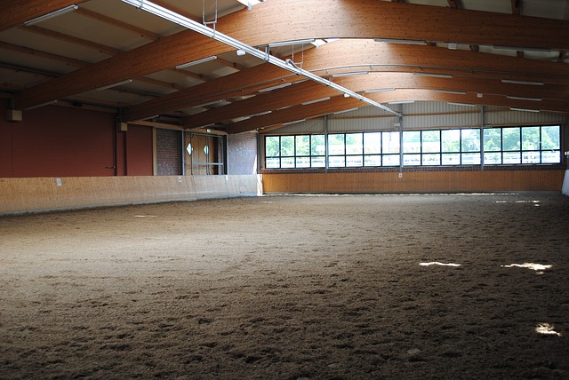 indoor dressage arena